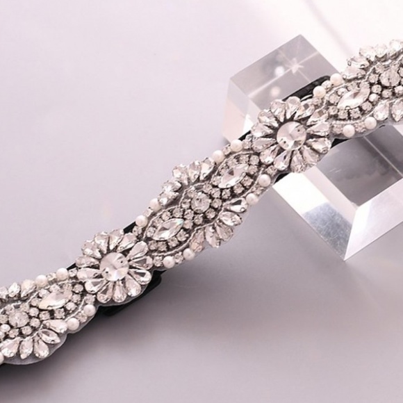 Black Rhinestone Belt - Picture 6 of 7